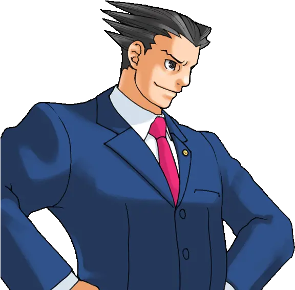 Phoenix Wright Ace Attorney Stickers Phoenix Wright Sprite Hd Png Phoenix Wright Transparent