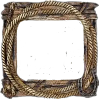 Western Cowboy Rope Frame Deco Picmix Solid Png Cowboy Rope Png