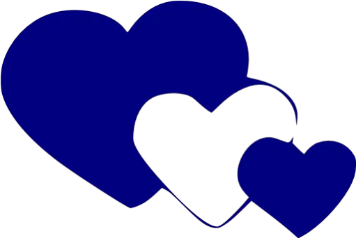 Navy Blue Heart 2 Icon Free Navy Blue Heart Icons 2 Neavy Blue Hearts Png Blue Heart Transparent