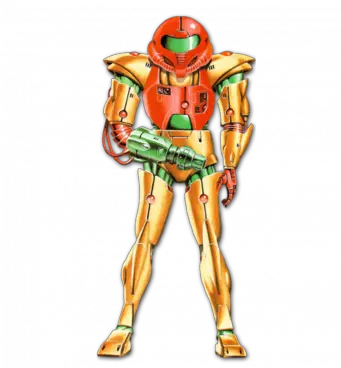 Samus Aran Canon Neszerotwo64 Character Stats And Power Suit Samus Metroid 1 Png Nes Png