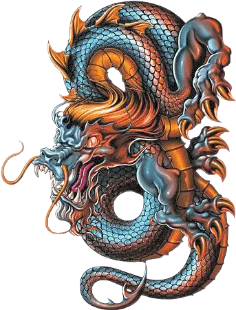 Dragon Tattoo Design Color Dragon Tattoo Design Colored Png Dragon Tattoo Png