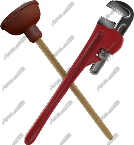 Crossed Pipe Wrench And Plunger Pipe Wrench Crossing Logo Png Pipe Wrench Png