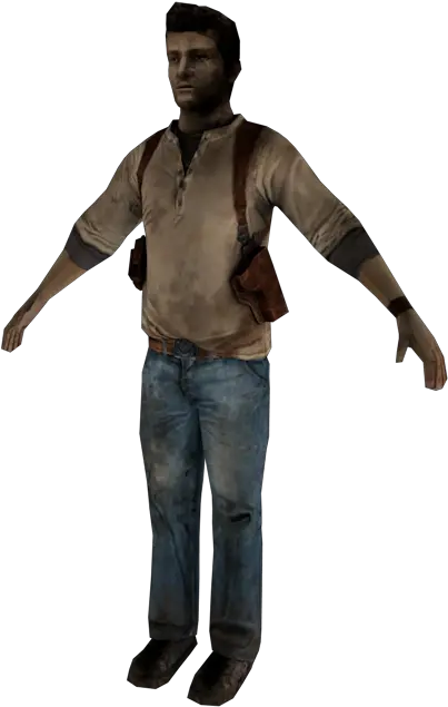 Nathan Drake Nathan Drake T Pose Png Nathan Drake Png