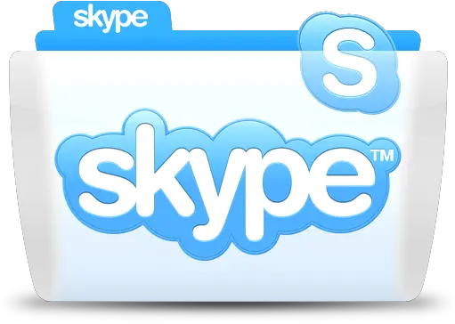 Skype Folder File Free Icon Of Colorflow Icons Skype Folder Icon Png Skype Logo Png