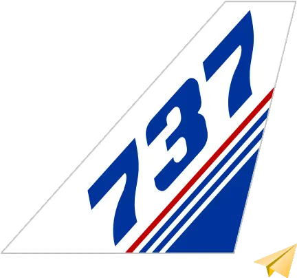 Airigami Classic Templates Boeing 737 800 Logo Png Boeing Logo Png