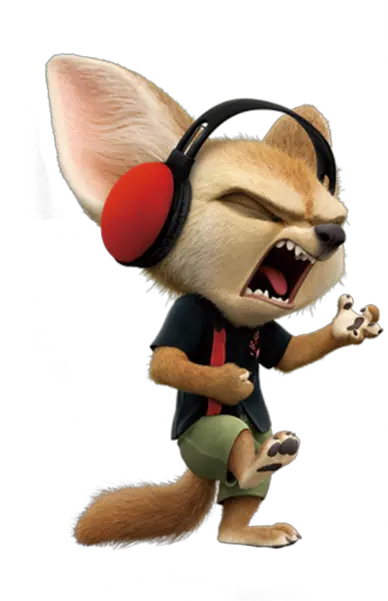 Funny Dj Png Official Psds Zootopia Finnick Png Dj Png