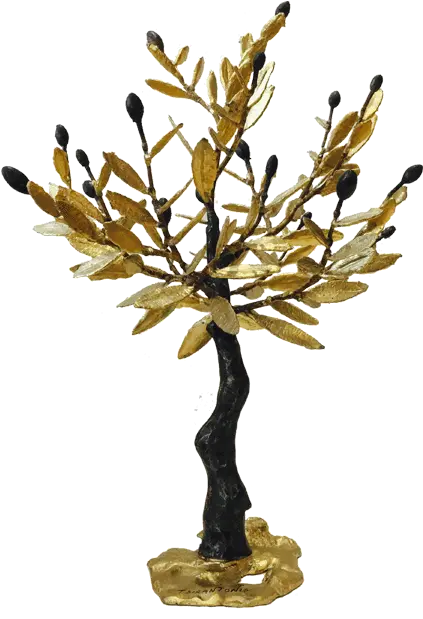 Bronze Olive Tree Sculpture Olive Tree Sculpture Small Png Olive Tree Png