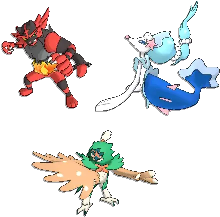 Starter Evolutions And More Features Revealed For Pokemon Sun And Moon Starter Final Evolution Png Incineroar Png