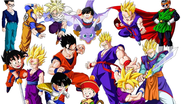 All Gohan Render Vector By Ddgraphics D5ds3f2 The Saiyans Dragon Ball Z Gohan Png Gohan Png