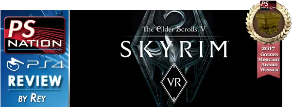 Review The Elder Scrolls V Skyrim Vr Psvr U2013 Playstation Poster Png Skyrim Symbol Png