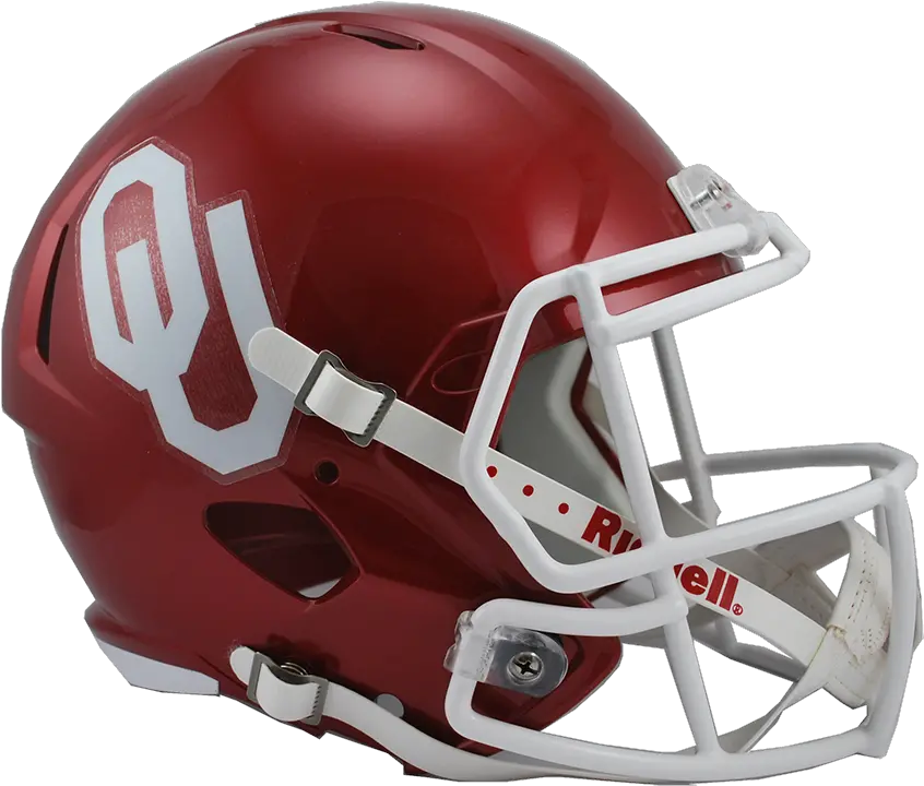 Oklahoma Sooners Riddell Speed Authentic Helmet Png Football