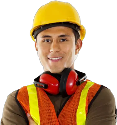 Worker Safety Research Consultants Inc Construction Worker In Red Png Construction Worker Png