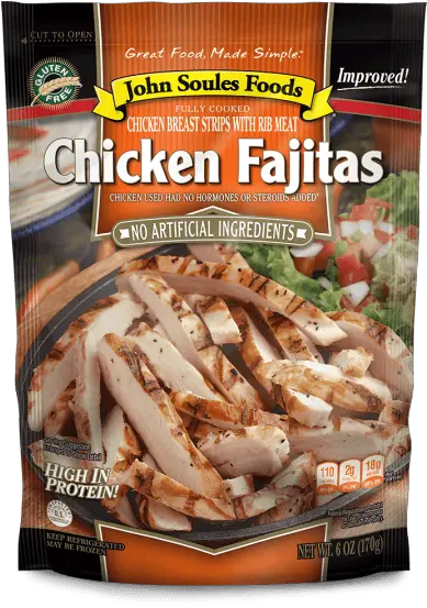 Chicken Breast Fajitas John Soules Foods John Soules Chicken Fajita Png Chicken Breast Png