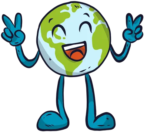 Planet Earth Happiness Laugh Smile Gesture Flat Planet Earth Happy Png Planet Earth Png