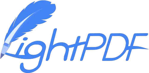 Lightpdf U2013 Edit Convert Pdf Files Online For Free Lightpdf Logo Png Png Photo Editing