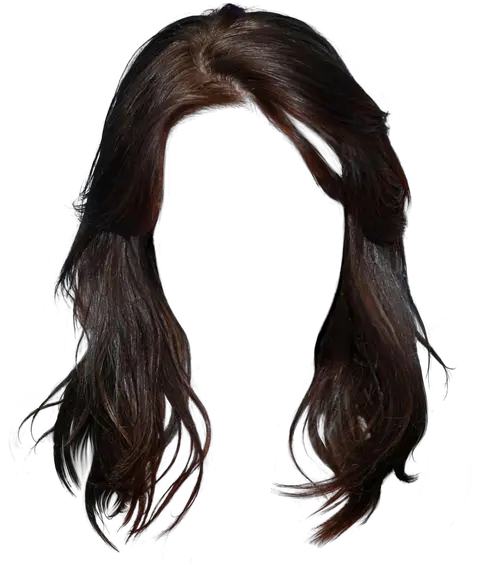 Long Hair Brown Black Long Hair Transparent Background Png Hair Png Transparent