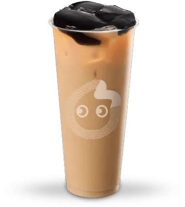 Download Milk Tea With Grass Jelly Grass Jelly Full Size Beer Bottle Png Jelly Png