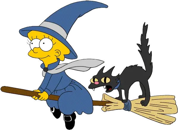 Clipart With Transparent Background Witch Clip Art Library Lisa Simpson As A Witch Png Witch Transparent Background