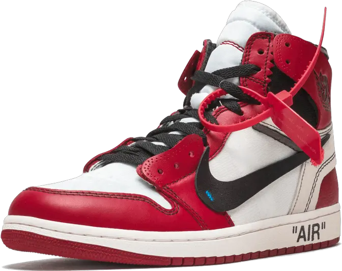 Download Hd Off White Nike Jordan Jordan 1 Off White Png Michael Jordan Crying Png