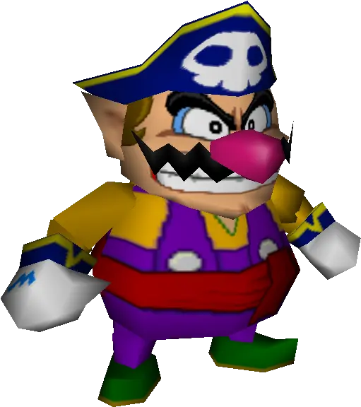 Nintendo 64 Mario Party 2 Wario Pirate Land The Mario Party 2 Png Wario Png