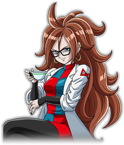 Android 21 Dragon Ball Fighterz Stamps Png Android 21 Png