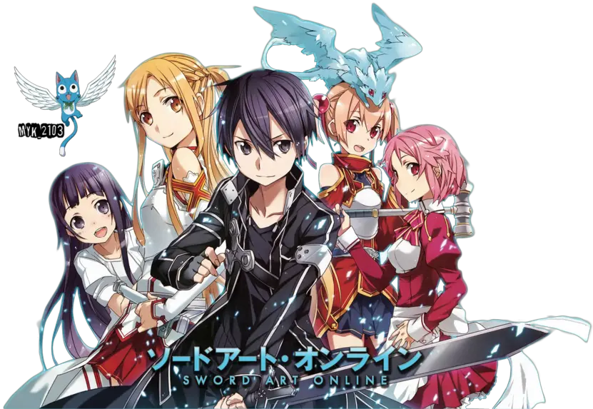 Sword Art Png Transparent Mart Sword Art Online Characters Transparent Sword Art Online Logo