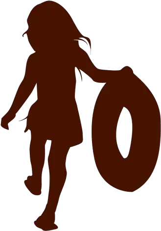 Girls Playing With Lifesaver Silhouette Girls Playing Ring Silhouette Png Life Saver Png