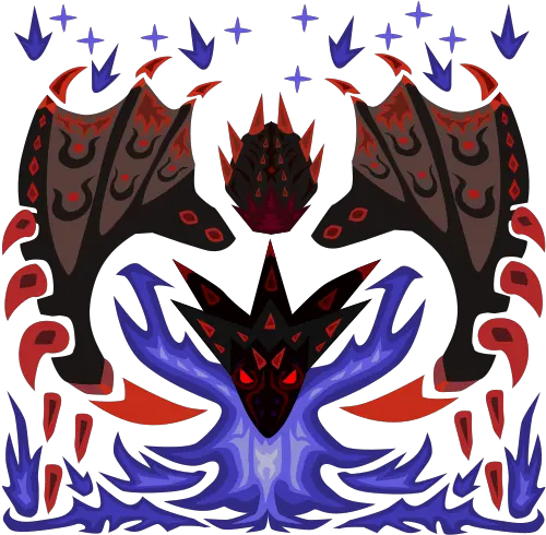 Unknown Unknown Black Flying Wyvern Icon Png Strange Icon