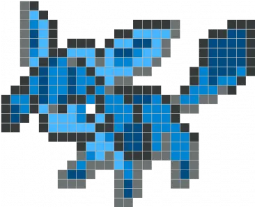 Glaceon Wall Decals Stickaz Dot Png Glaceon Transparent