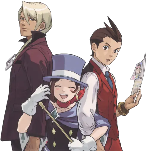 Ngooh Ace Attorney Klavier Art Png Miles Edgeworth Icon