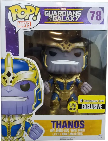 Details About Guardians Of The Galaxy Thanos Funko Pop Funko Pop Thanos 78 Png Thanos Head Png