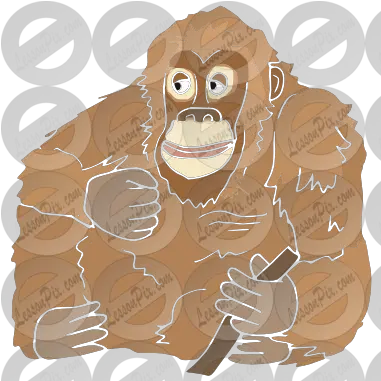 Download Ape Clipart Orangutan Ugly Png Ape Png
