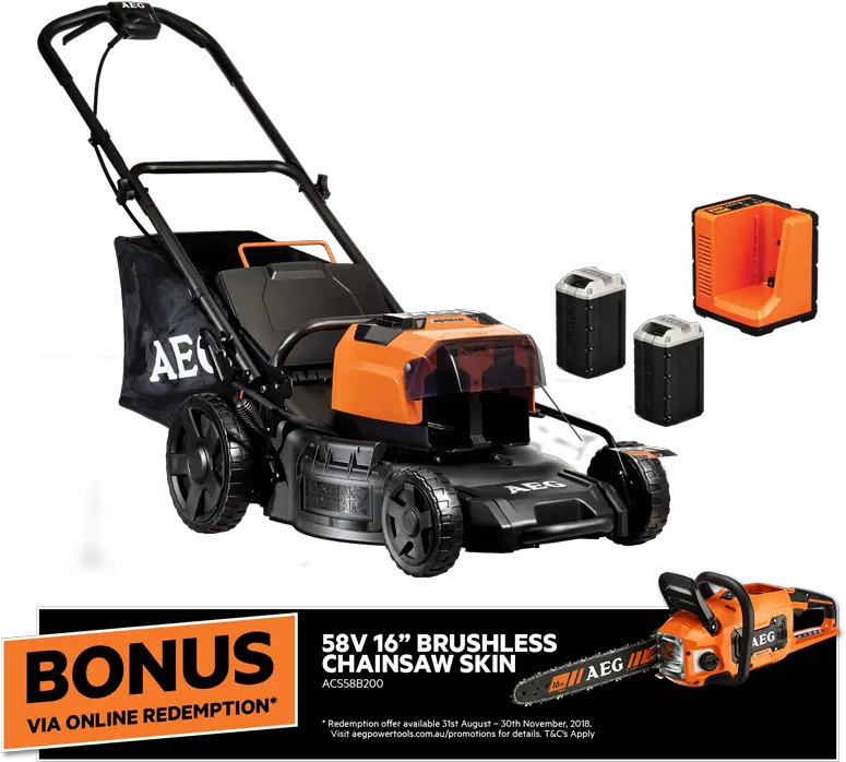 Download Aeg 58v Brushless Lawn Mower Kit Lawn Mower Aeg 58v Mower Png Lawn Mower Png