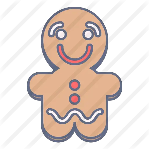 Gingerbread Man Happy Png Gingerbread Man Transparent