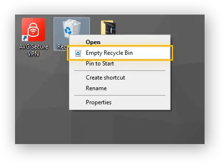 Windows How To Permanently And Securely Delete Files Avg Vertical Png Android Battery Recycle Icon