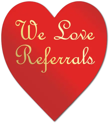 We Love Referrals Gold Heart Shape Stickers Resuscitation Council Of Asia Logo Png Heart Shape Transparent