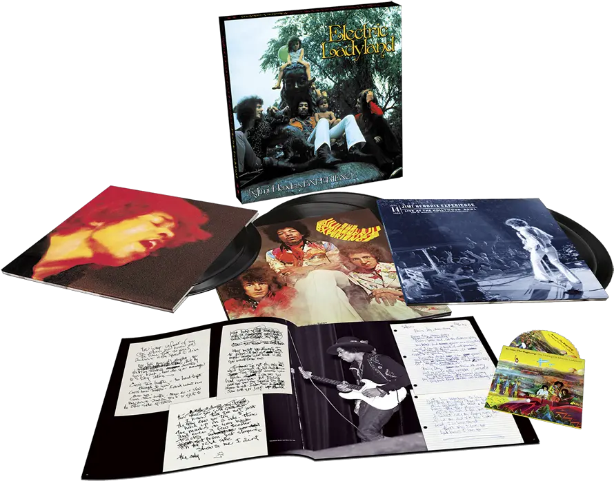 Electric Ladyland Jimi Hendrix Experience Electric Ladyland 50th Anniversary Deluxe Edition 6lp Blu Ray Png Jimi Hendrix Png