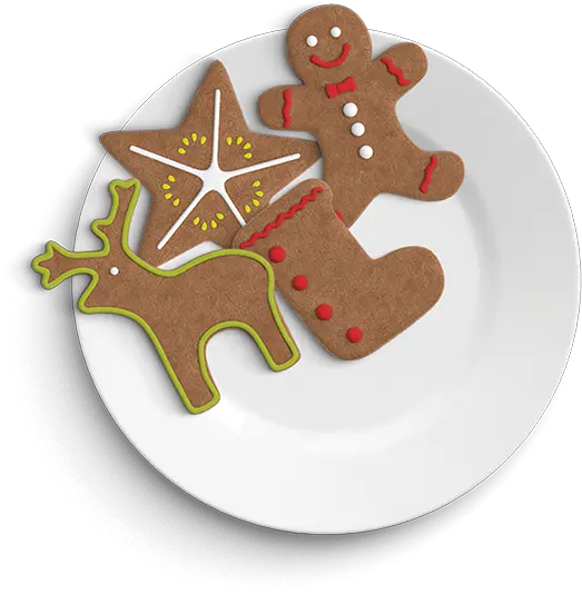 Hd Plate Of Gingerbread Cookies Gingerbread Png Plate Of Cookies Png