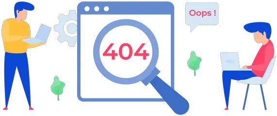 Best Premium 404 Error In Web Page Illustration Download Sharing Png Error On Page Icon