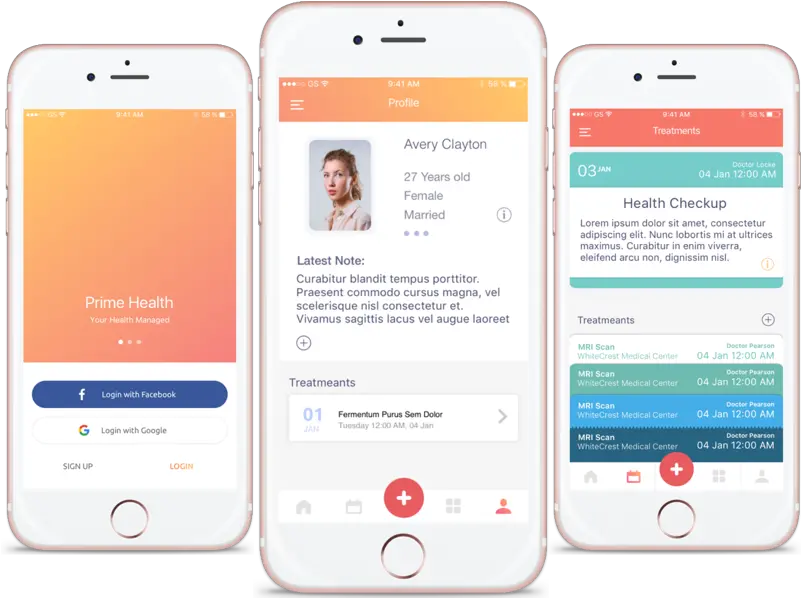 Prime Health Ios Health App By John Griffiths On Dribbble Smart Device Png Ios Health Icon