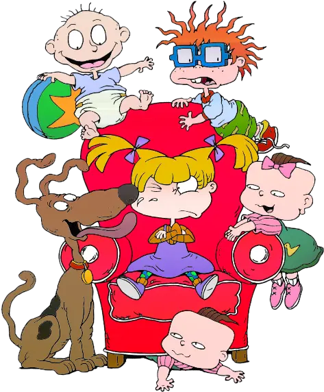 Rugrats Spike Dog Transparent Png Rugrats In A Chair Rugrats Png