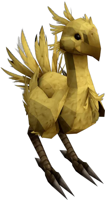 Psp Crisis Core Final Fantasy Vii Chocobo The Models Png Chocobo Icon