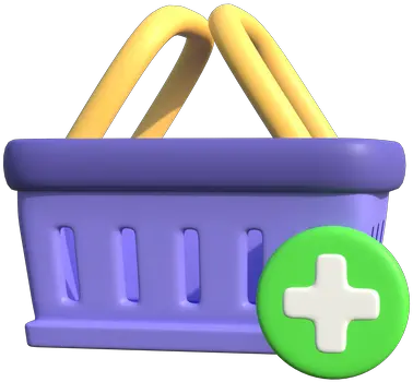 Add To Basket Icon Download In Colored Outline Style Household Supply Png Food Basket Icon