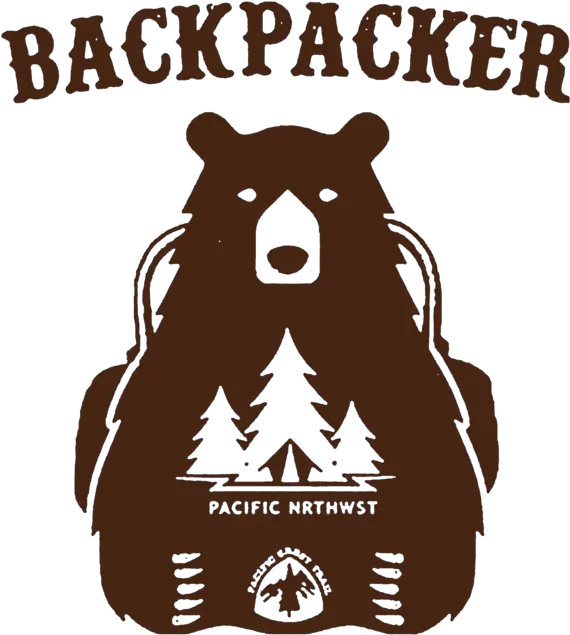 Backpacking Bear Funny Hiking Saying Gift For Hiker Camping Png National Parks Icon