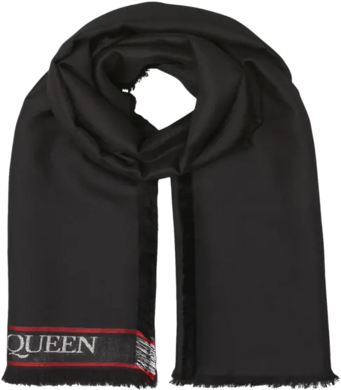 Selvedge Wool And Silk Blend Scarf Editorialist Solid Png British Fashion Icon Alexander Mcqueen