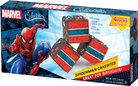 Marvel Cakebites U2013 The Original Spiderman Cake Bites Png Captain America Folder Icon