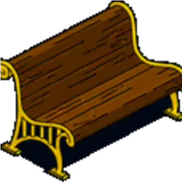 Ornate Pier Bench The Simpsons Tapped Out Wiki Fandom Solid Back Png Pier Icon