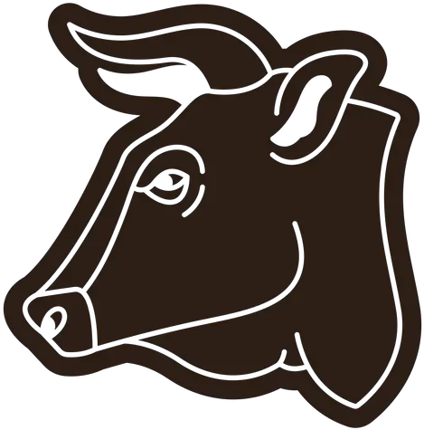Bull Face Cut Out Transparent Png U0026 Svg Vector Cow Side Face Icon