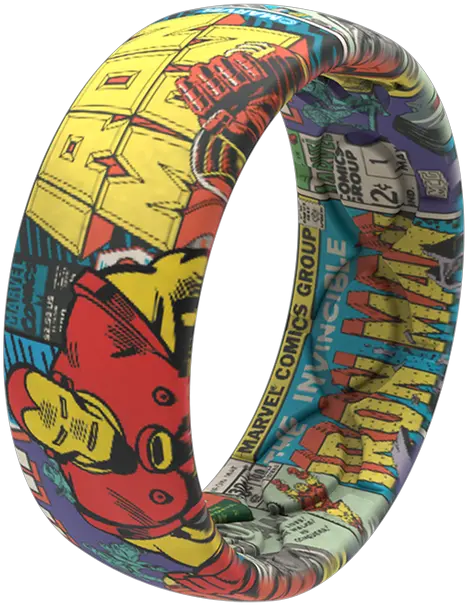 Iron Man Classic Comic Silicone Ring Groove Life Solid Png Scarlet Icon Comics
