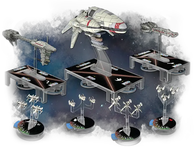 Star Wars Rebel Wave 1 Armada Expansions Board Game Extras Star Wars Armada Imperial Fighter Squadron Png Star Wars Rebels Icon